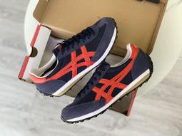 Asics Onitsuka Tiger 藍色 皮革 運動休閒鞋 女款 NO.A9489【新竹皇家D4J2L-5831】 歷史價格詳細信息