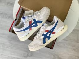 Asics Onitsuka Tiger 藍色 皮革 運動休閒鞋 女款 NO.A9489【新竹皇家D4J2L-5831】 歷史價格詳細信息