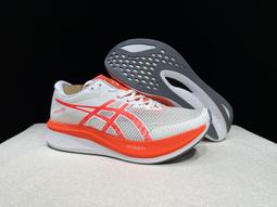Asics 亞瑟士 競速跑鞋 Magic Speed 3 女鞋 白 紅 百年紀念 彈力 碳板 路跑 運動鞋 1012B652100 歷史價格詳細信息