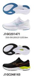 Mizuno J1GC231471 白X藍 REVOLT 3 慢跑鞋(大尺寸)【有14號】398M 免運費加贈襪子 歷史價格詳細信息
