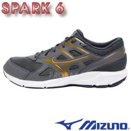MIZUNO SPARK 6 慢跑鞋 黑灰綠 K1GA210352 男鞋 歷史價格詳細信息