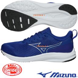 MIZUNO ESPERUNZER 寬楦慢跑鞋 藍銀 K1GA214422 男鞋 歷史價格詳細信息