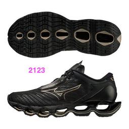 Mizuno Wave Prophecy 12 [J1GC234957] 男 慢跑鞋 路跑 頂級 緩震 美津濃 黑金 歷史價格詳細信息