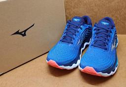Mizuno 美津濃 慢跑鞋 Wave Horizon 6 男鞋 藍 銀 緩震 運動鞋 J1GC2226-22 歷史價格詳細信息