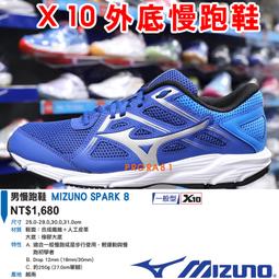 Mizuno 慢跑鞋 Spark 8 灰 白 美津濃 入門款 運動鞋 男鞋【ACS】 K1GA2303-53 歷史價格詳細信息