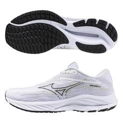 美津濃 MIZUNO WAVE RIDER 27 一般型 超寬楦 慢跑鞋 J1GC237652 全黑 工作鞋 勤務鞋 歷史價格詳細信息