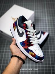 【NIKE 耐吉】運動鞋 休閒鞋 喬丹 AIR JORDAN 1 LOW SE 男鞋 黑白藍綠紫卡其 低筒 多款(553558-141&) 歷史價格詳細信息