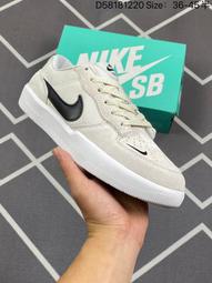 Nike 耐吉 滑板鞋 SB Force 58 男鞋 米白 藍 麂皮 帆布 抓地 運動鞋 板鞋 DV5477-003 歷史價格詳細信息