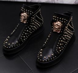 【&sect; 衫衫飾飾 &sect;】00063【款式198】2017秋冬季男士高幫鞋男潮流磨砂皮運動男靴韓版休閒板鞋街舞潮鞋 歷史價格詳細信息