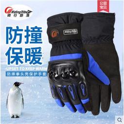加厚防摔防水摩托車手套 機車防摔手套 騎士防風手套 防寒手套 全指觸控手套 冬天機車保暖手套 騎車保暖手套 外送防雨手套 歷史價格詳細信息