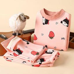 【現貨速發】寶寶德絨套裝秋冬季新款卡通保暖自發熱秋衣秋褲家具嬰兒內衣套裝 歷史價格詳細信息