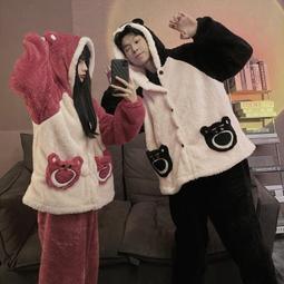 秋冬季睡衣女 新款加厚學生珊瑚絨卡通兩件套裝圓領法蘭絨家居服套裝 韓版卡通睡衣 女士居家睡衣套服 流行睡衣居家服~麗莎服飾 歷史價格詳細信息