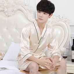 一體式睡袍男士春秋季純棉秋冬款長袖長袍睡衣晨袍浴袍家居服大碼[樂營睡衣] 歷史價格詳細信息