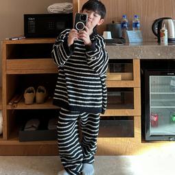 男童睡衣 兒童居家服 居家睡衣 兒童長袖睡衣 男童套裝秋冬 奧特曼男童睡衣睡衣秋冬加厚珊瑚絨2023新款兒童法蘭絨冬季男 歷史價格詳細信息