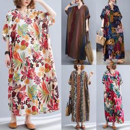 過膝長洋裝M-3XL 短袖洋裝連身裙 法式復古桔梗初戀長裙 夏 新款 輕熟風森系超仙顯瘦 女神洋裝 正韓洋裝  女裝 洋 歷史價格詳細信息