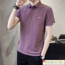 2023夏季高檔男士襯衫男桑蠶絲短袖上衣夏裝修身中年爸爸裝襯衣潮-靚仔男裝 歷史價格詳細信息