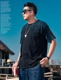 大尺碼T恤 大碼男裝潮短袖T卹男加肥加大潮流寬鬆半袖印花上衣 歷史價格詳細信息