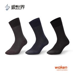 【waken】科技銀直紋除臭襪 1雙入 / 中筒襪 消臭襪 銀纖維 男襪 襪子 休閒襪 長襪 西裝襪 紳士襪 威肯棉襪 歷史價格詳細信息