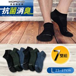 (超值7雙組)MIT抗菌消臭X型氣墊船型襪/機能襪/運動襪/男襪/船襪/踝襪/氣墊襪(L25~27cm)-MORINO 歷史價格詳細信息