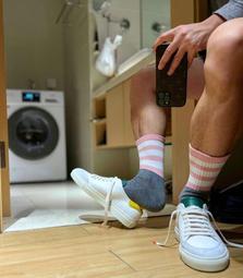 條紋中筒加厚毛圈絨瑜伽襪子防滑專業女室內健身運動普拉提訓練襪 歷史價格詳細信息