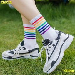 【五雙裝】秋季新款百搭襪男女搭配鯊魚褲外穿中筒籃球運動長襪子~特價 歷史價格詳細信息