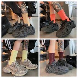 字母襪子男女中筒襪ins潮百搭個性運動籃球滑板長襪嘻哈潮牌棉襪 歷史價格詳細信息