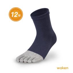【waken】精梳棉純色五趾襪 1雙入 / 襪子 男襪 女襪 短襪 五指襪 歷史價格詳細信息
