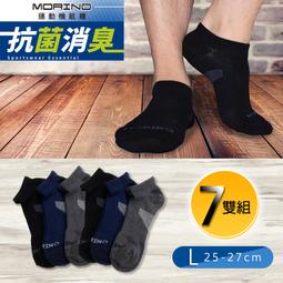 (超值7雙組)MIT抗菌消臭X型氣墊船型襪/機能襪/運動襪/男襪/船襪/踝襪/氣墊襪(L25~27cm)-MORINO 歷史價格詳細信息