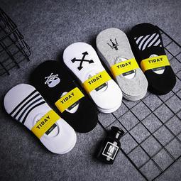 襪子男短襪淺口夏季純棉短筒ins潮男士船襪百搭防臭吸汗籃球運動~特價 歷史價格詳細信息