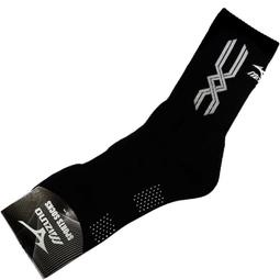 鞋大王Mizuno 32TX-600791 黑&times;灰 厚底運動中筒襪【台灣製，特價119元一雙】 歷史價格詳細信息