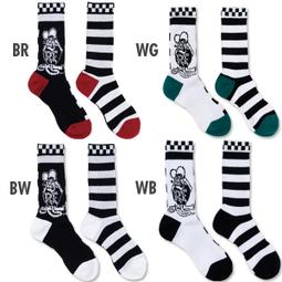 (I LOVE樂多)Rat Fink 大圖樣 踝襪 歷史價格詳細信息