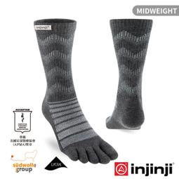 【injinji】Outdoor戶外避震羊毛五趾中筒襪NX (石板灰) -NAA7694 | 五趾襪 登山推薦 防臭抗菌 歷史價格詳細信息