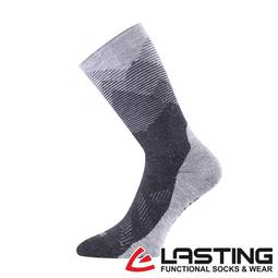 【LASTING】中性美麗諾羊毛抗菌除臭厚款中筒健行襪(LT-TWP黑灰條紋/透氣舒適/排汗快乾/高品質/圖騰) 歷史價格詳細信息