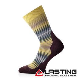 【LASTING】中性美麗諾羊毛抗菌除臭厚款中筒健行襪(LT-TWP黑灰條紋/透氣舒適/排汗快乾/高品質/圖騰) 歷史價格詳細信息