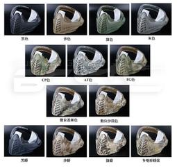 【BCS武器空間】WST 戰術防護面罩/面具 戶外CS野戰裝備戰術騎行護臉 多色可選-CHN081 歷史價格詳細信息