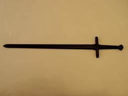 精選日本兵器系列 江戶時期古董銅十手黑鮫皮柄/武士刀/古兵器收藏/無二珍品收藏 歷史價格詳細信息