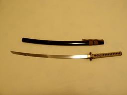 日本武士刃劍道居合道拔刀劍太刀練習對練道具居合刀帶鞘竹刀木刀 歷史價格詳細信息