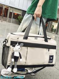 旅行包女短途手提大容量學生行李包輕便攜待產收納袋運動健身包男 歷史價格詳細信息