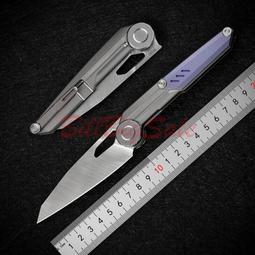M390蝴蝶款EC戶刀鈦合金刀多功能小刀跨境疊小刀批發 歷史價格詳細信息