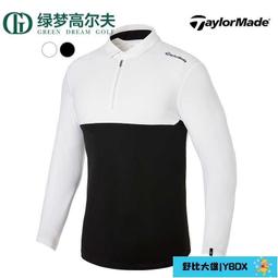 TaylorMade泰勒梅高爾夫服裝男士夏季新款運動透氣golf短袖POLO衫-至簡原創 歷史價格詳細信息