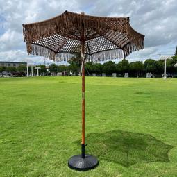 戶外沙灘傘別墅庭院傘酒店民宿遮陽傘雙拼色中柱傘泳池太陽傘 歷史價格詳細信息