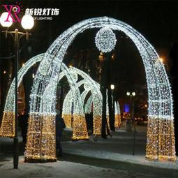 時光隧道燈lED發光廣場拱門造型圓形 商場美陳造型燈裝飾景觀燈 歷史價格詳細信息
