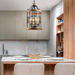 專供美式復古工業風鐵藝吊燈創意個性單頭玻璃餐廳吧檯過道燈 歷史價格詳細信息