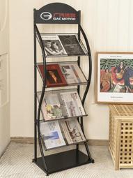 報刊架雜誌架落地報紙架置物收納資料架宣傳單頁展示架閱覽書報架 歷史價格詳細信息