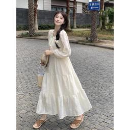 法式復古刺繡云南民族風棉麻連衣裙女夏季溫柔風文藝初戀裙子-羊城故事 歷史價格詳細信息