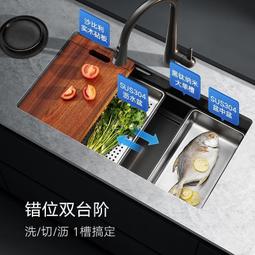 悍高食品級石英石水槽單槽雙槽洗碗盆廚房家用臺下盆洗碗池洗菜盆滿減 促銷 夏季 歷史價格詳細信息