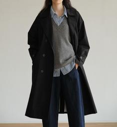 長外套長大衣女休閒外套風衣外套毛呢外套女新款秋冬中長款大碼呢子韓版寬鬆學生大衣女裝女性上衣『AB08376』-星飛優選 歷史價格詳細信息