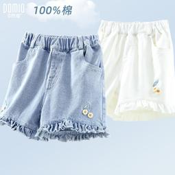 童裝兒童牛仔套裝夏季新款翻領短袖短褲男童牛仔襯衫兩件套潮 歷史價格詳細信息