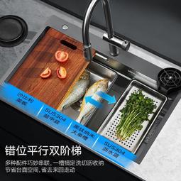 悍高食品級石英石水槽單槽雙槽洗碗盆廚房家用臺下盆洗碗池洗菜盆滿減 促銷 夏季 歷史價格詳細信息