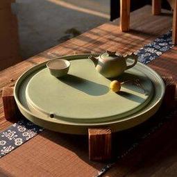 [七星盤]陶瓷茶盤日式家用竹託盤功夫茶具套裝圓形簡約實木幹泡迷你小茶臺299元 歷史價格詳細信息